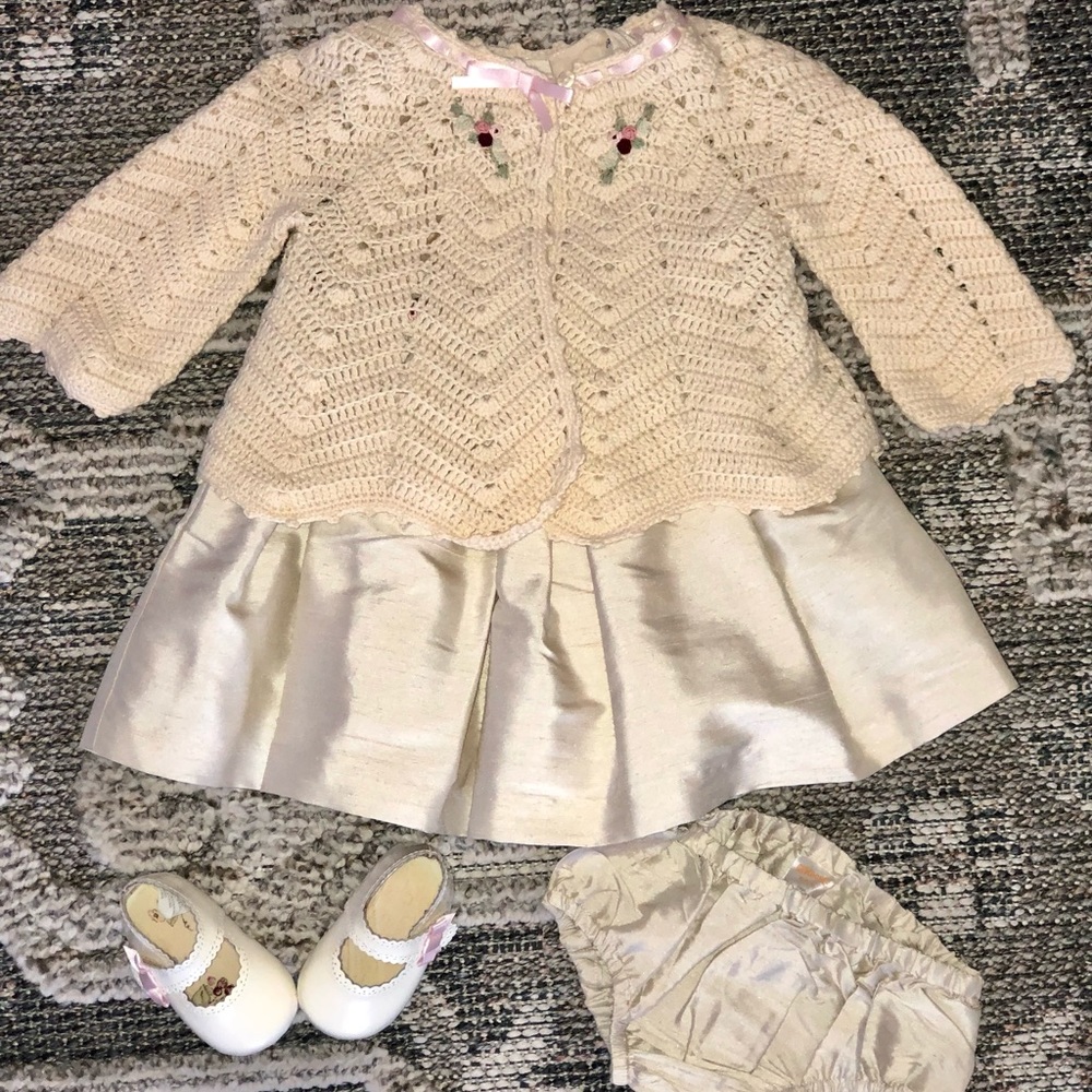 Gymboree Holiday 05’ Dress, Sweater, and Shoes